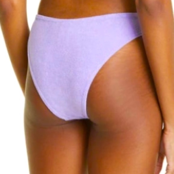 NWT Zimmerman Lilac Terry Cloth Bikini Bottom - Sz 6-8 - Picture 2 of 6